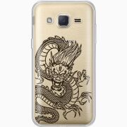 Прозрачный чехол Uprint Samsung J200H Galaxy J2 Chinese Dragon