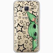 Прозрачный чехол Uprint Samsung J200H Galaxy J2 Baby Yoda