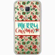 Прозрачный чехол Uprint Samsung J200H Galaxy J2 Vintage Christmas Pattern