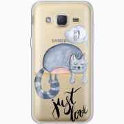Прозрачный чехол Uprint Samsung J200H Galaxy J2 Just Love