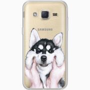 Прозрачный чехол Uprint Samsung J200H Galaxy J2 Husky