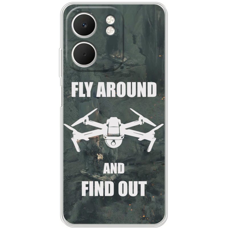 Чохол BoxFace OPPO A5x Дрон Fly Around