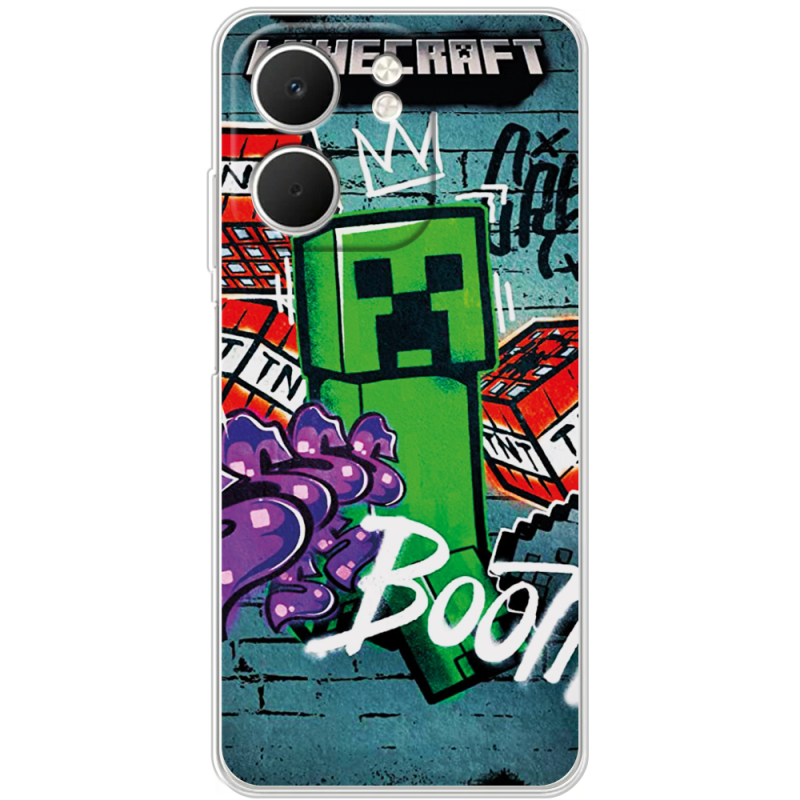 Чохол BoxFace OPPO A5x Minecraft Graffiti