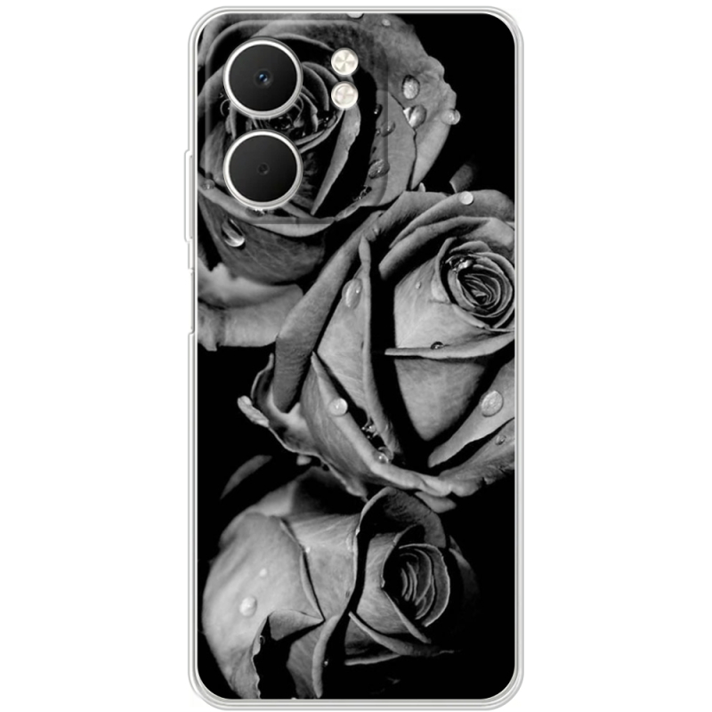 Чохол BoxFace OPPO A5x Black and White Roses