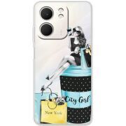 Прозорий чохол BoxFace OPPO A5x City Girl