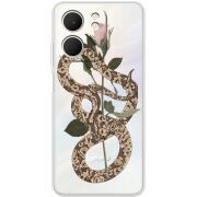 Прозорий чохол BoxFace OPPO A5x Glamor Snake