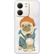 Прозорий чохол BoxFace OPPO A5x Dog Coffeeman