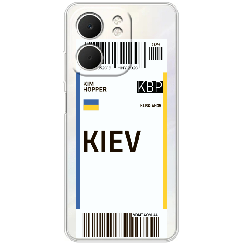 Прозорий чохол BoxFace OPPO A5x Ticket Kiev