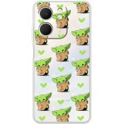 Прозорий чохол BoxFace OPPO A5x Pattern Baby Yoda