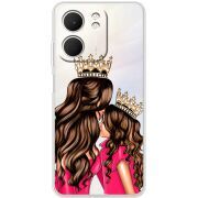 Прозорий чохол BoxFace OPPO A5x Queen and Princess