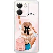 Прозорий чохол BoxFace OPPO A5x Travel Girl