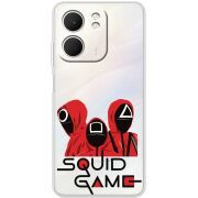Прозорий чохол BoxFace OPPO A5x siquid game люди в красном