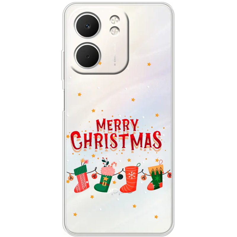 Прозорий чохол BoxFace OPPO A5x Merry Christmas