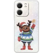Прозорий чохол BoxFace OPPO A5x Christmas Deer with Snow