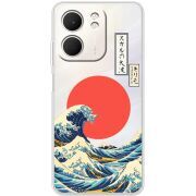 Прозорий чохол BoxFace OPPO A5x Большая волна в Канагаве