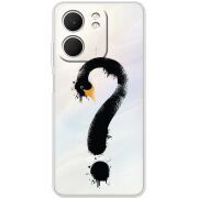 Прозорий чохол BoxFace OPPO A5x Swan question