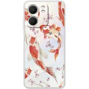 Прозорий чохол BoxFace OPPO A5x Japanese Koi Fish