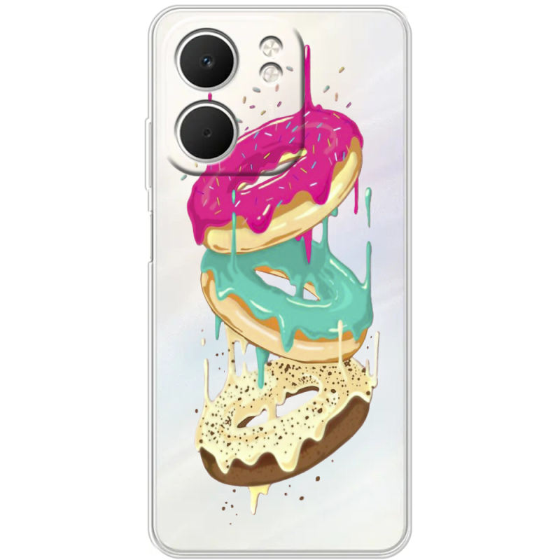 Прозорий чохол BoxFace OPPO A5x Donuts