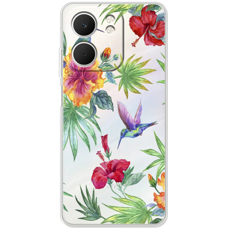 Прозорий чохол BoxFace OPPO A5x Tropical