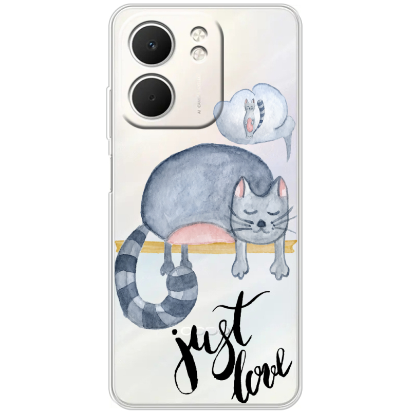 Прозорий чохол BoxFace OPPO A5x Just Love