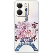 Чохол зі стразами OPPO A5x Eiffel Tower