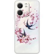 Чохол зі стразами OPPO A5x Swallows and Bloom