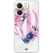 Чохол зі стразами OPPO A5x Pink Air Baloon
