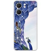 Чохол зі стразами OPPO A5x Peafowl