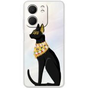 Чохол зі стразами OPPO A5x Egipet Cat