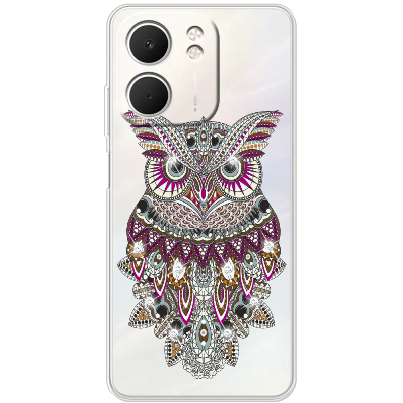 Чохол зі стразами OPPO A5x Owl