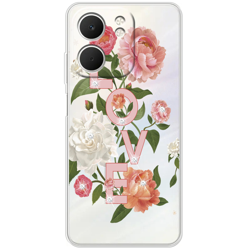 Чохол зі стразами OPPO A5x Love