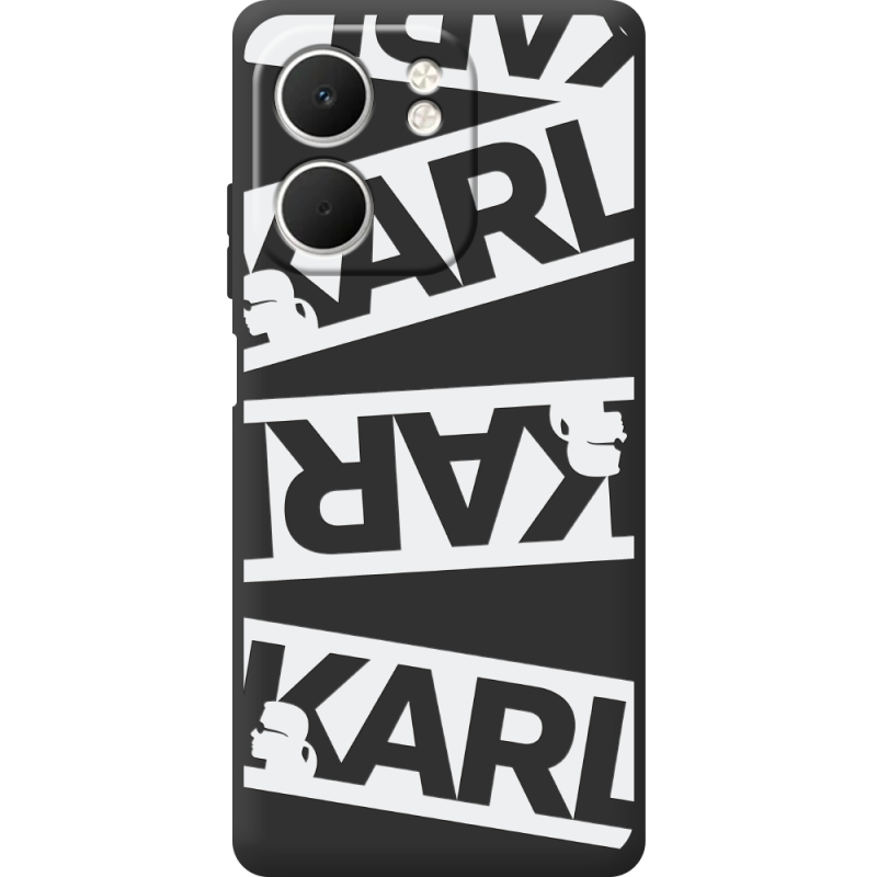 Чорний чохол BoxFace OPPO A5x White Karl