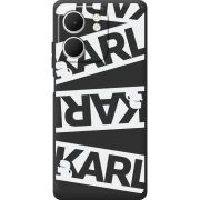 Чорний чохол BoxFace OPPO A5x White Karl