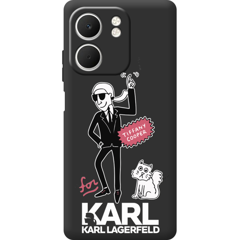 Чорний чохол BoxFace OPPO A5x For Karl