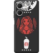 Чорний чохол BoxFace OPPO A5x RedWhite Coffee