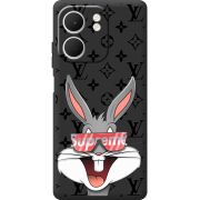 Чорний чохол BoxFace OPPO A5x looney bunny