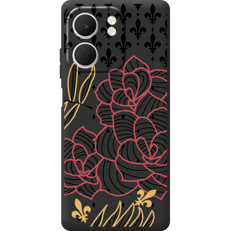 Чорний чохол BoxFace OPPO A5x FranceFlowers