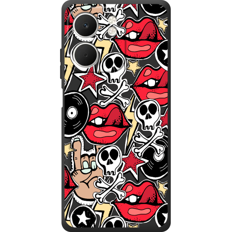 Чорний чохол BoxFace OPPO A5x Rock Graffiti