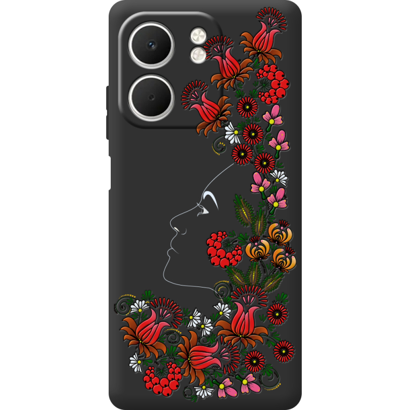 Чорний чохол BoxFace OPPO A5x 3D Ukrainian Muse