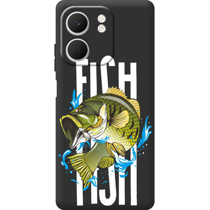 Чорний чохол BoxFace OPPO A5x Fish