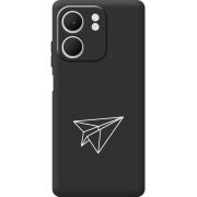 Чорний чохол BoxFace OPPO A5x Paper Plane