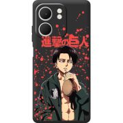 Чорний чохол BoxFace OPPO A5x Атака Титанов Леви