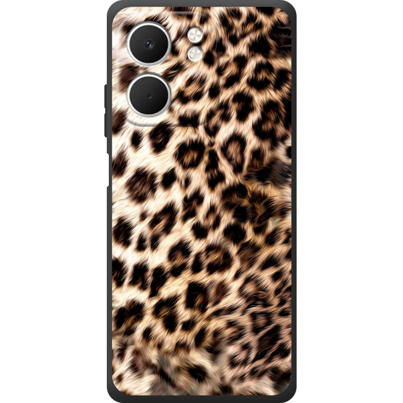 Чорний чохол BoxFace OPPO A5x Леопардовий