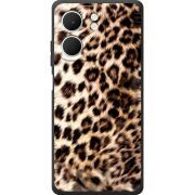 Чорний чохол BoxFace OPPO A5x Леопардовий