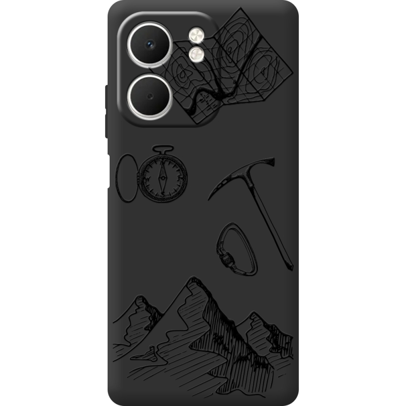 Чорний чохол BoxFace OPPO A5x Mountains