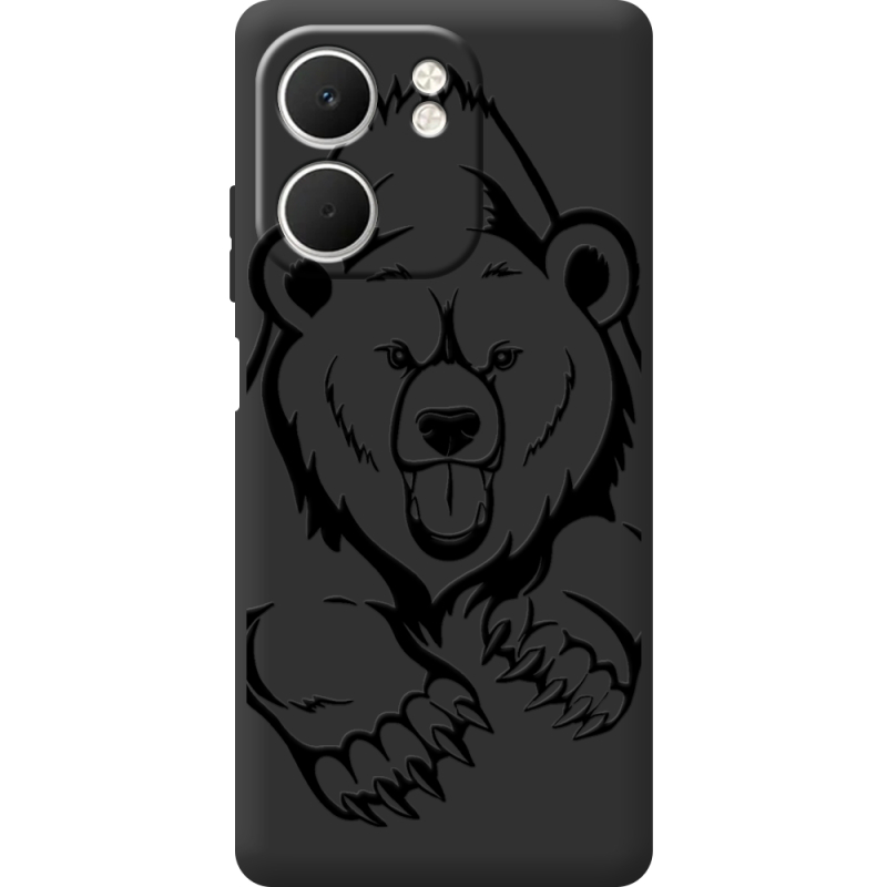 Чорний чохол BoxFace OPPO A5x Grizzly Bear