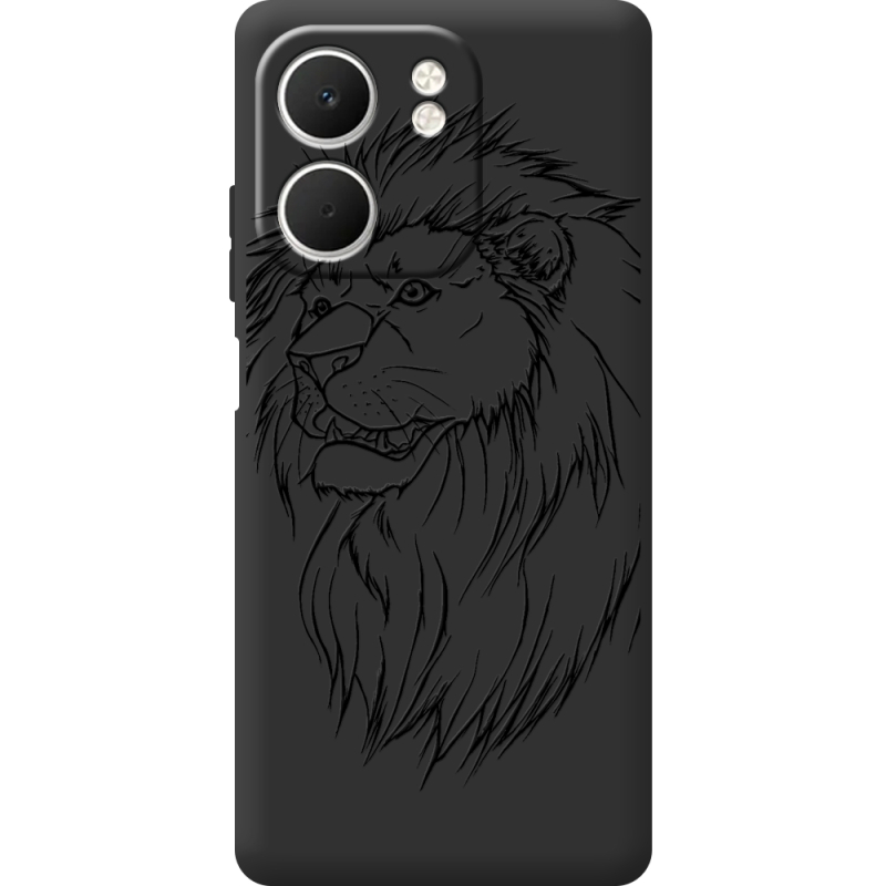 Чорний чохол BoxFace OPPO A5x Lion