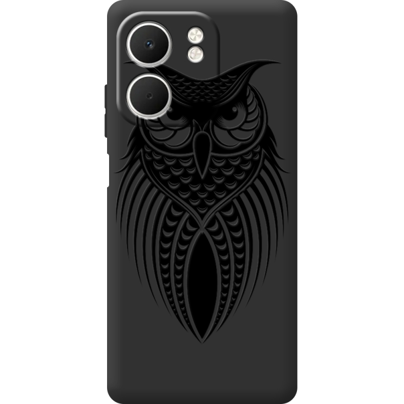 Чорний чохол BoxFace OPPO A5x Owl