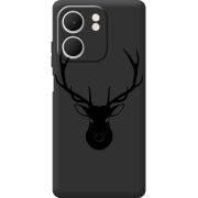 Чорний чохол BoxFace OPPO A5x Deer