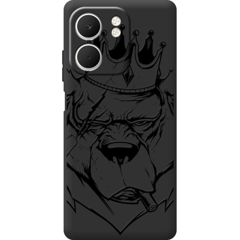 Чорний чохол BoxFace OPPO A5x Bear King